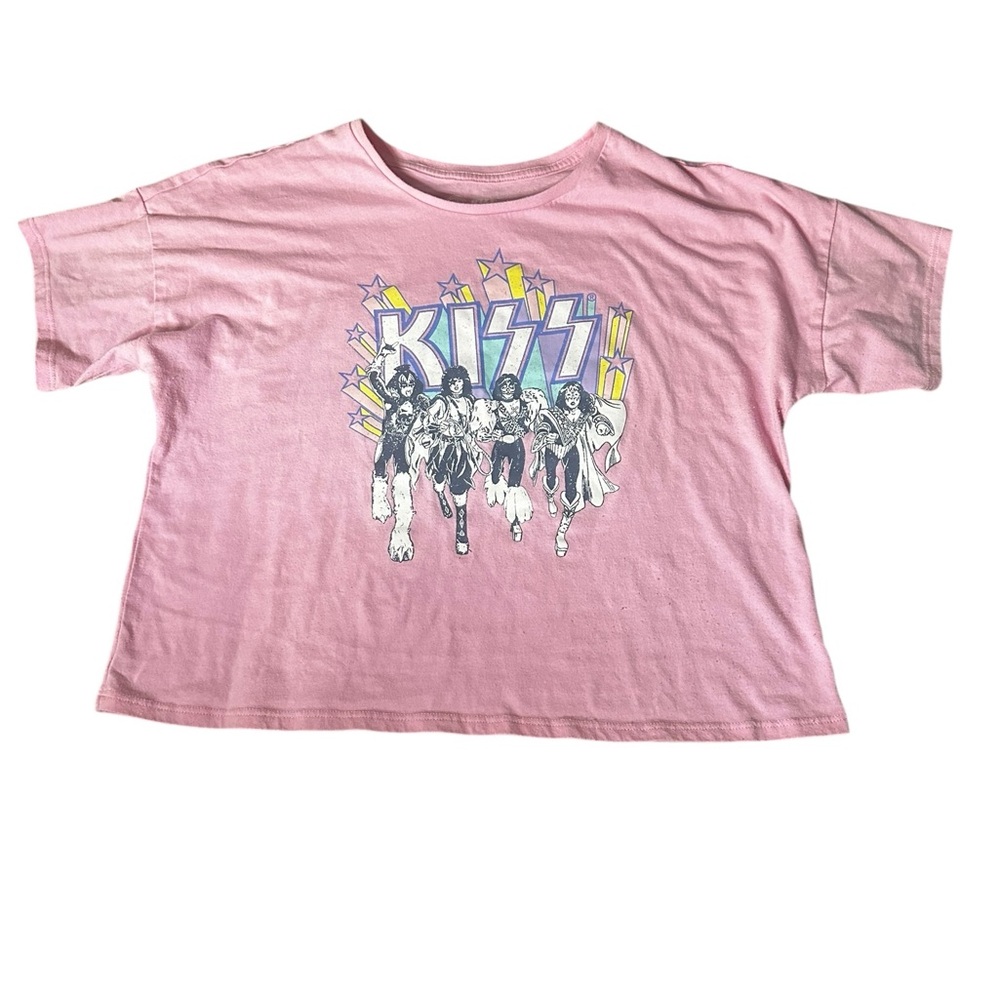 KISS Pink Graphic T-Shirt size XXL girls